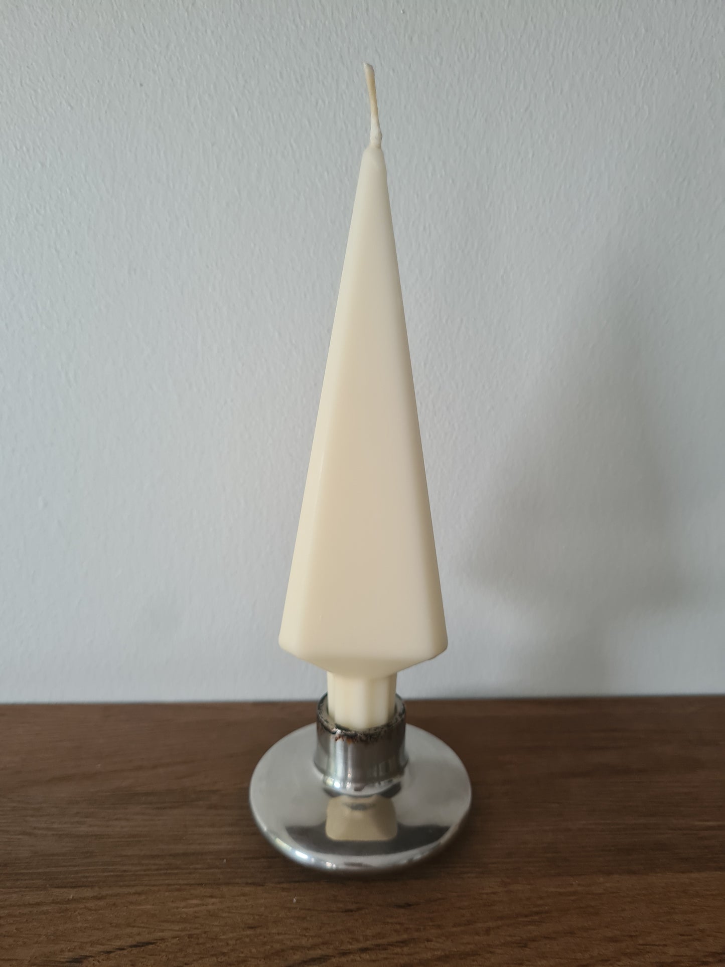 "Diamant"formet lys - elfenben