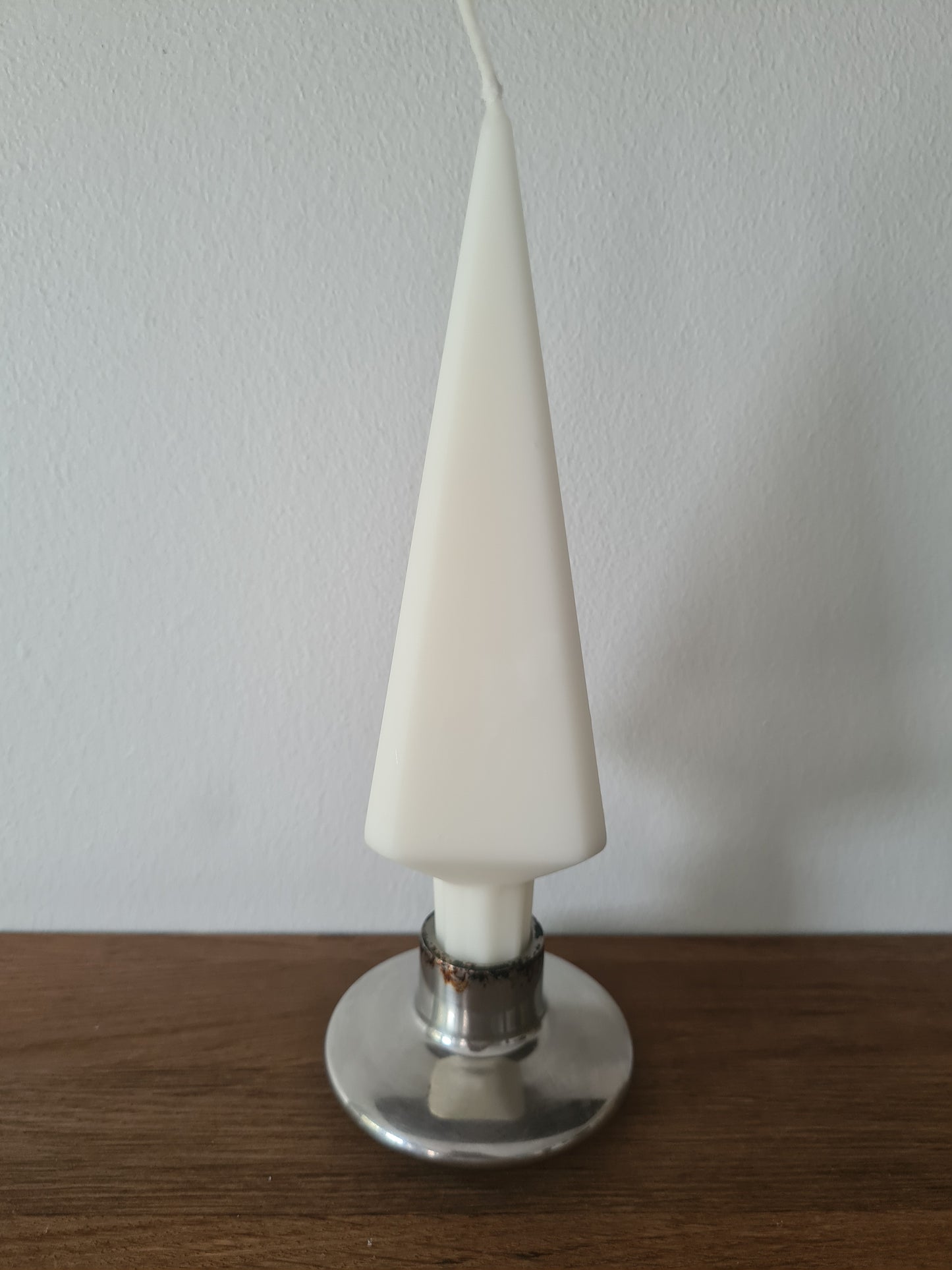 "Diamant"formet lys - hvid