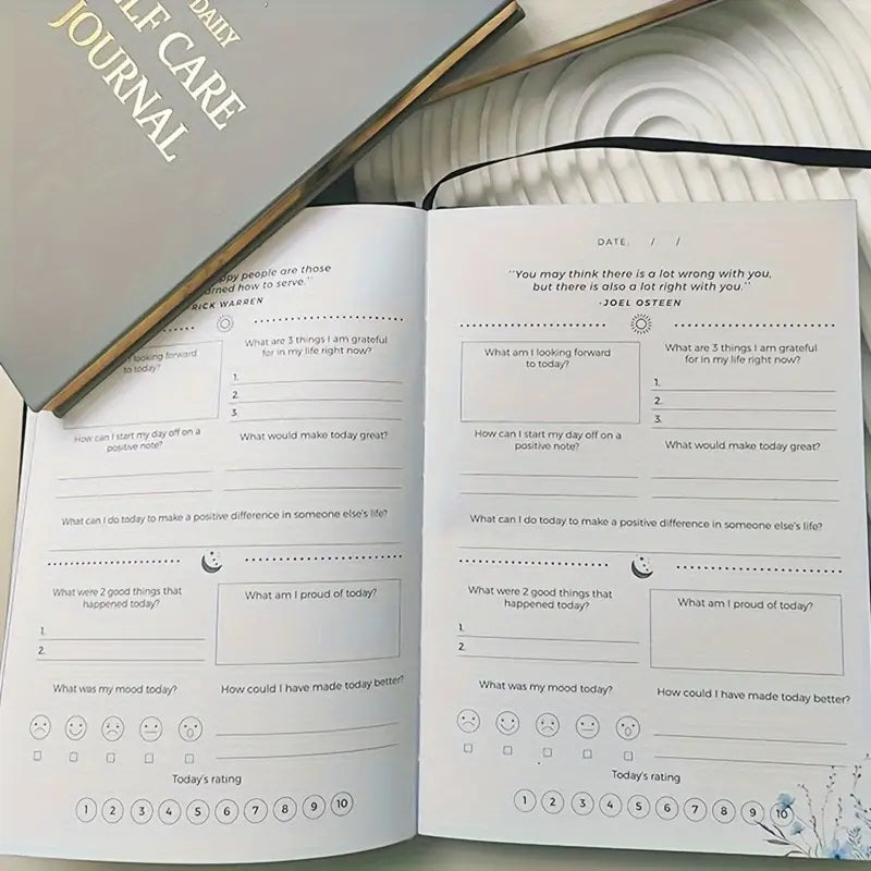 Taknemmelighedsdagbog – Grå, Hårdt Omslag, 5 Minutter Om Dagen