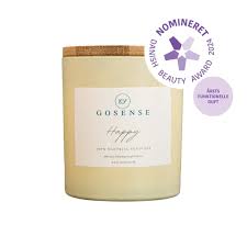 Duftlys fra GoSense "HAPPY" - NOMINERET DUFT TIL DANISH BEAUTY AWARDS 2024