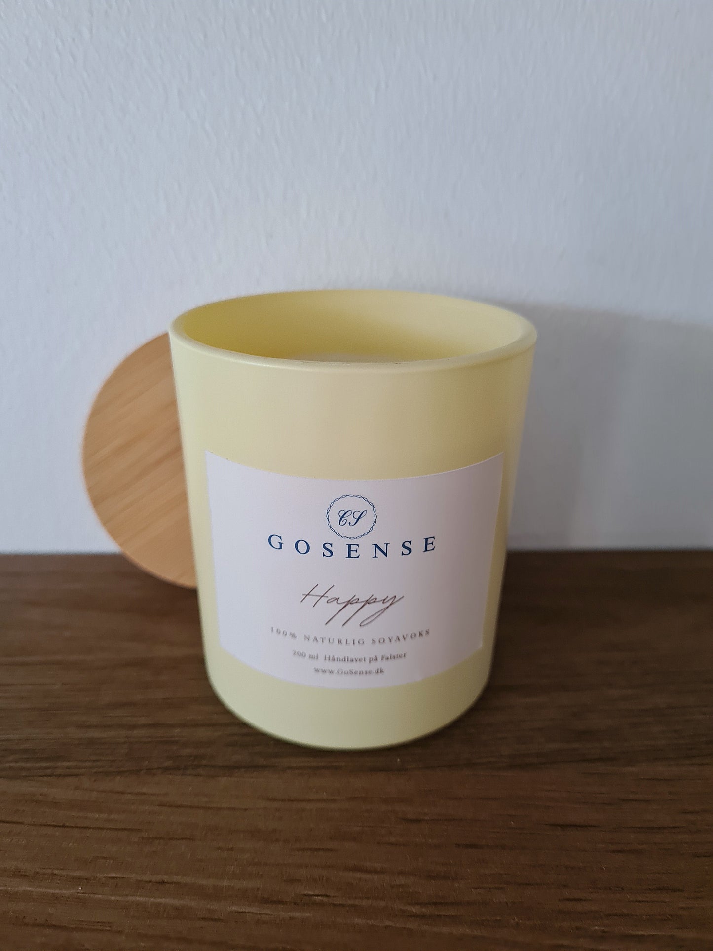 Duftlys fra GoSense "HAPPY" - NOMINERET DUFT TIL DANISH BEAUTY AWARDS 2024