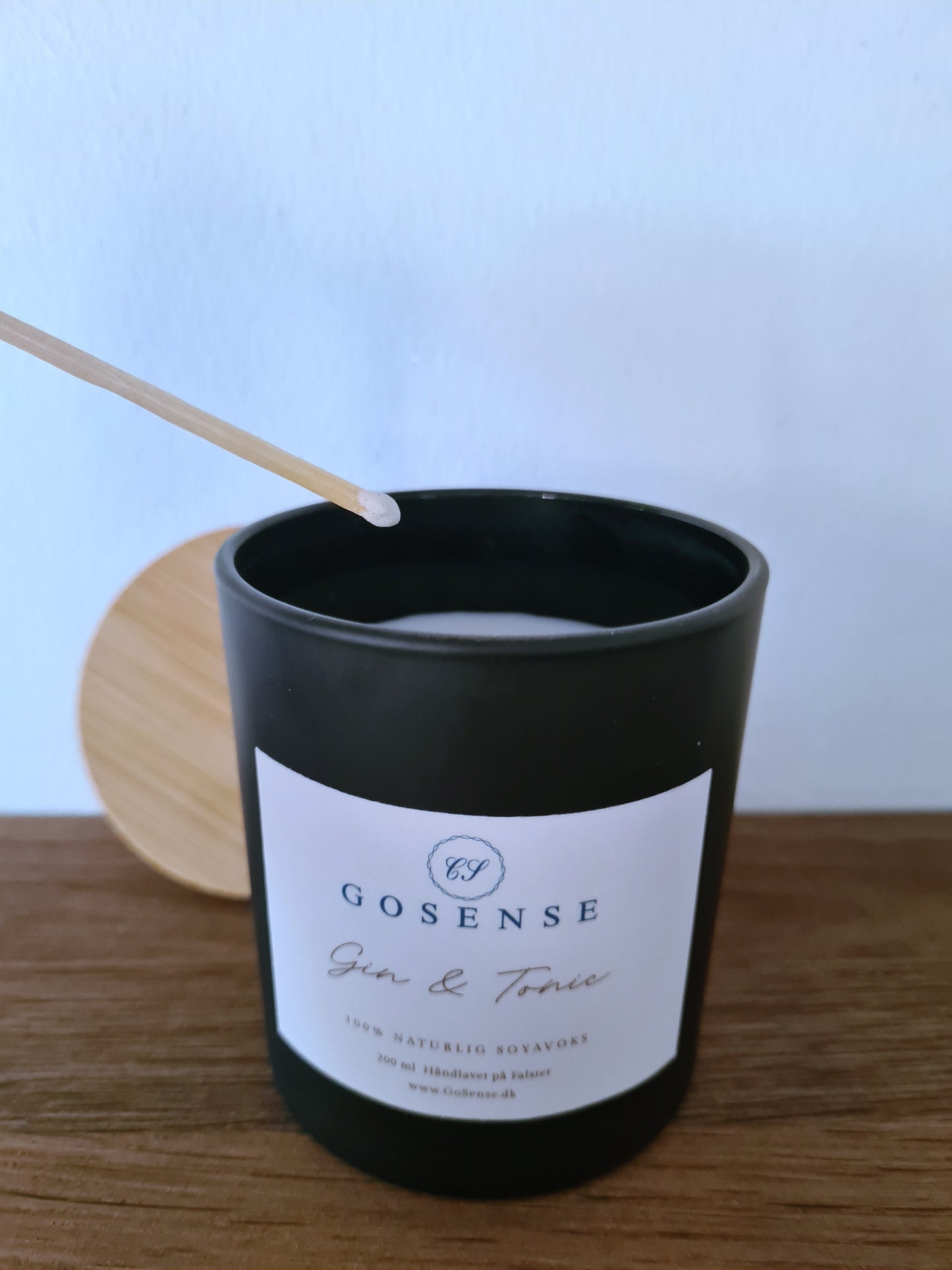 Duftlys fra GoSense "GIN & TONIC" - NOMINERET DUFT TIL DANISH BEAUTY AWARDS 2023